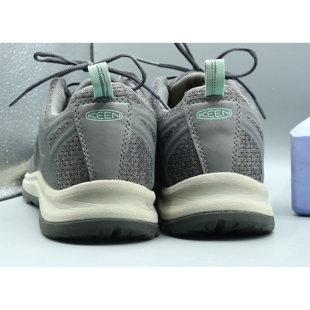 Keen Terradora II Waterproof Hiking Shoes Grey Aqua 1022346 Womens 9.5 - Picture 6 of 8